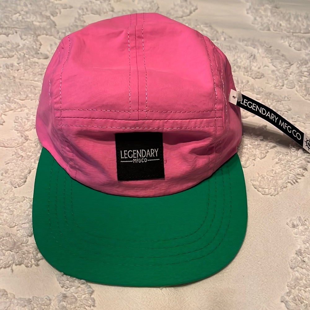 Pink and Green Cap